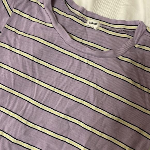 Purple stripe shirt GARAGE - Picture 2 of 2